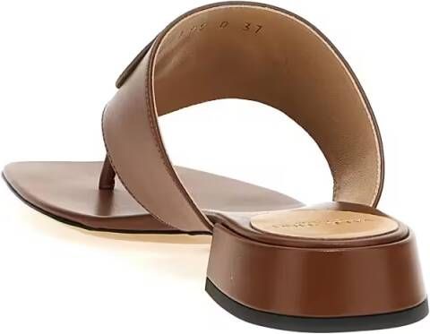 Valentino Garavani Sandalen Vlogo Signature Sandals in bruin