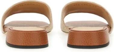 Valentino Garavani Sandalen "Vlogo Signature" Slide Sandal in beige
