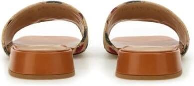 Valentino Garavani Sandalen "Vlogo Signature" Slide Sandal in beige