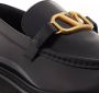 Valentino Garavani Slippers Mocassini Slippers Logo Signature in zwart - Thumbnail 1