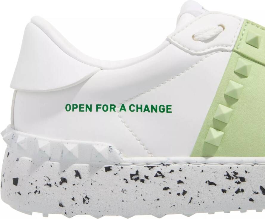 Valentino Garavani Sneakers Sneaker Leather Rockstud in groen