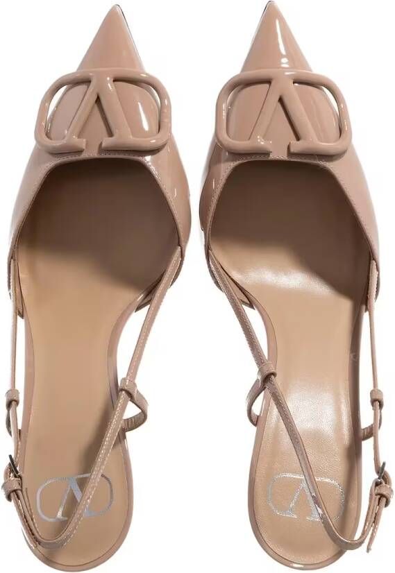 Valentino Garavani Boots Sling Back Vlogo in poeder roze - Foto 2