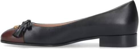 Valentino Garavani "Valet Du Roi" Ballet Flats – Black in zwart