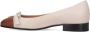 Valentino Garavani "Valet Du Roi" Ballet Flats – Cream in beige - Thumbnail 1