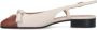 Valentino Garavani "Valet Du Roi" Slingback Ballerinas White in wit - Thumbnail 1