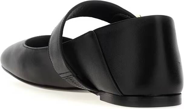Valentino Garavani 'Vlogo' Ballet Flats in zwart
