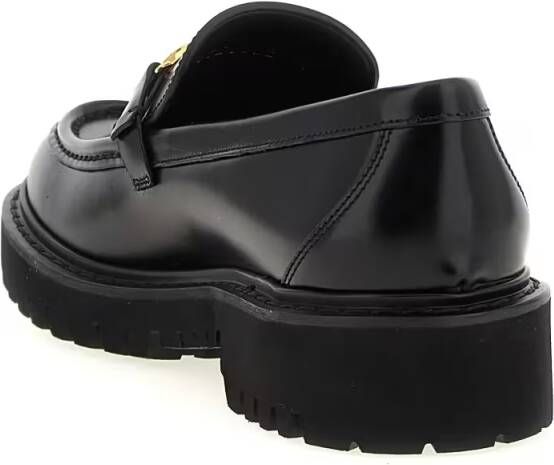 Valentino Garavani 'Vlogo Signature' Loafers in zwart