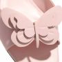 Valentino Garavani Sandalen Slide Archive Butterfly in poeder roze - Thumbnail 1