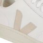 Veja V-12 herensandaal van zandkleurig en wit leer White - Thumbnail 5