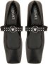 Versace Ballerina "Gianni" Ribbon With Studs in zwart - Thumbnail 1