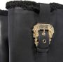 Versace Jeans Couture Zwarte enkellaarzen voor vrouwen Black Dames - Thumbnail 2