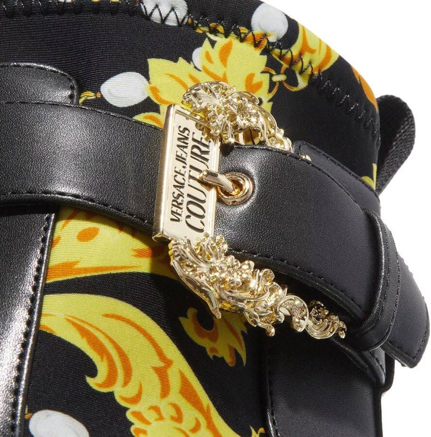 Versace Jeans Couture Slip-On Enkellaarzen met Versace Gesp Black Dames - Foto 11