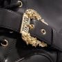 Versace Jeans Couture Slip-On Enkellaarzen met Versace Gesp Black Dames - Thumbnail 3