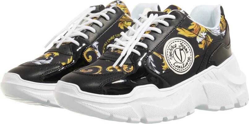 Versace Jeans Couture Low-Top Sneakers Fondo Speedtrack Dis. Sc7 in zwart