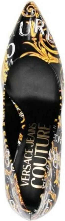 Versace Jeans Couture Low-Top Sneakers High heel shoes Black in zwart