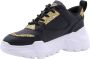 Versace Jeans Couture Zwarte Sneakers voor Vrouwen Aw24 Black Dames - Thumbnail 4