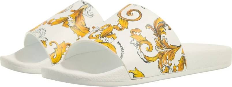 Versace Jeans Couture Slippers & Mules Fondo Shelly Dis. Sq3 in wit