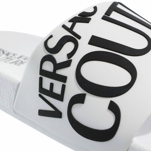Versace Jeans Couture Slippers Pool Slides in white