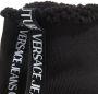 Versace Jeans Couture Zwarte Sneakers met Contrasterend Logo Black Dames - Thumbnail 2