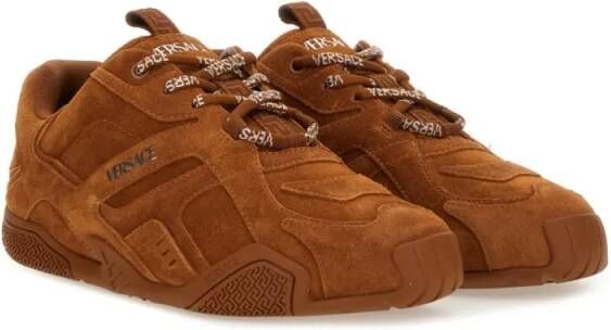 Versace Low-Top Sneakers "Galaxia" Sneakers in bruin