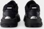 Versace Zwarte Leren Sneakers Ronde Neus Black Dames - Thumbnail 2