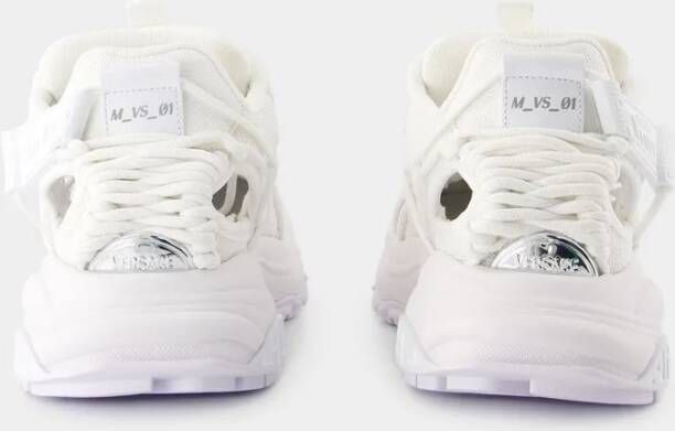 Versace Low-Top Sneakers Low Top Sneakers Leather White in wit
