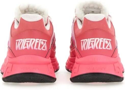 Versace Low-Top Sneakers Trigrecha Sneaker in roze