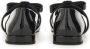 Versace Patent Leather Ballerina "Gianni Ribbon" in zwart - Thumbnail 1