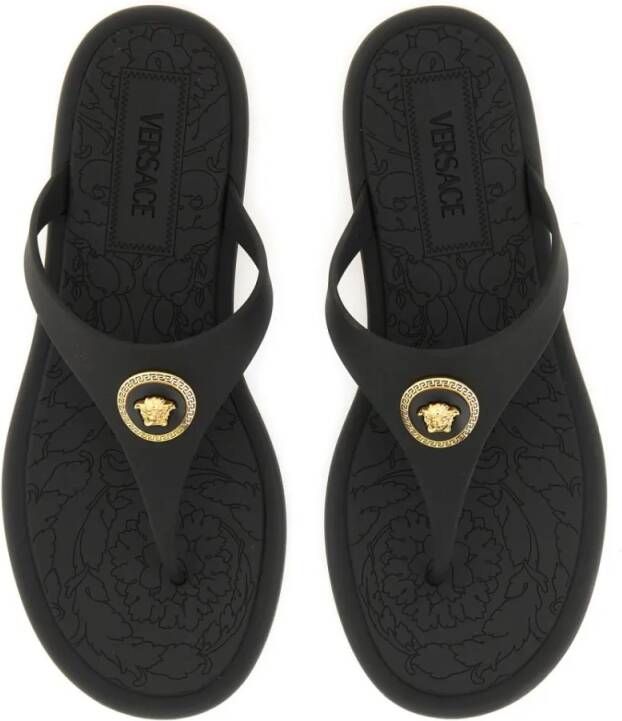 Versace Sandalen "Alia" Flip Flop Sandal in zwart