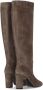 Via Roma 15 Boots Suede Heeled High Boot in grijs - Thumbnail 2