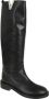 Via Roma 15 Boots Knee-High Boot With Metal Plaque in zwart - Thumbnail 1
