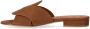 Via Roma 15 Sandalen Light Brown Slide in bruin - Thumbnail 1