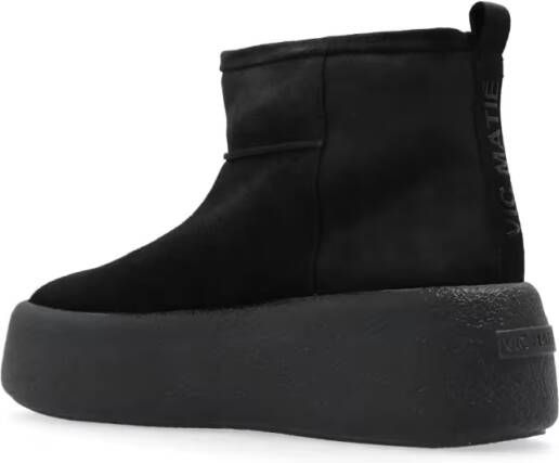 Vic Matié Boots Grey Ankle Boots in zwart