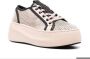 Vic Matié Low-Top Sneakers Perforated Brown Cow Leather Travel Sneakers in beige - Thumbnail 2