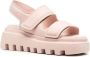 Vic Matié Sandalen Beige Casual Open Flat Sandals in beige - Thumbnail 2