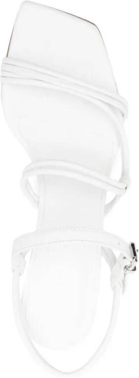Vic Matié Sandalen White Leather Sandal in wit