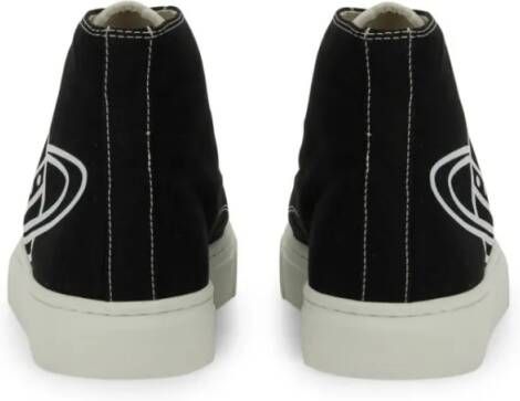 Vivienne Westwood Low-Top Sneakers High Top "Plimsoll" Sneaker in zwart