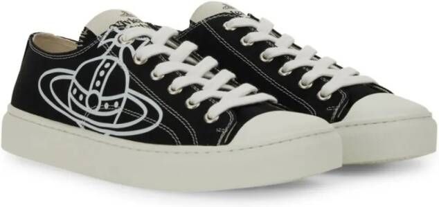Vivienne Westwood Low-Top Sneakers Plimsoll Sneakers in zwart