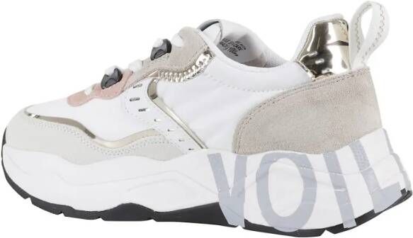 Voile blanche Low-Top Sneakers Leather Sneakers With Chunky Sole in wit