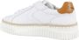 Voile blanche Lipari Sneakers Leer Veters Rubberen Zool White Dames - Thumbnail 4