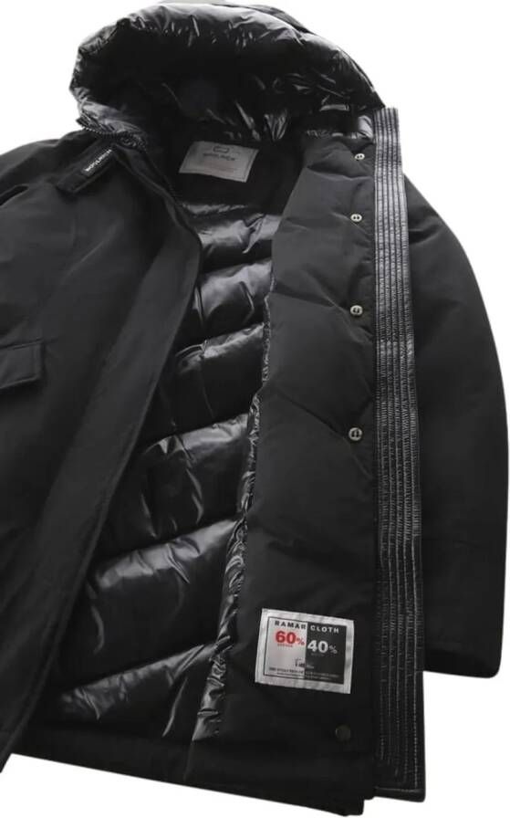 Woolrich Low-Top Sneakers Arctic Parka Zwart in zwart - Foto 3