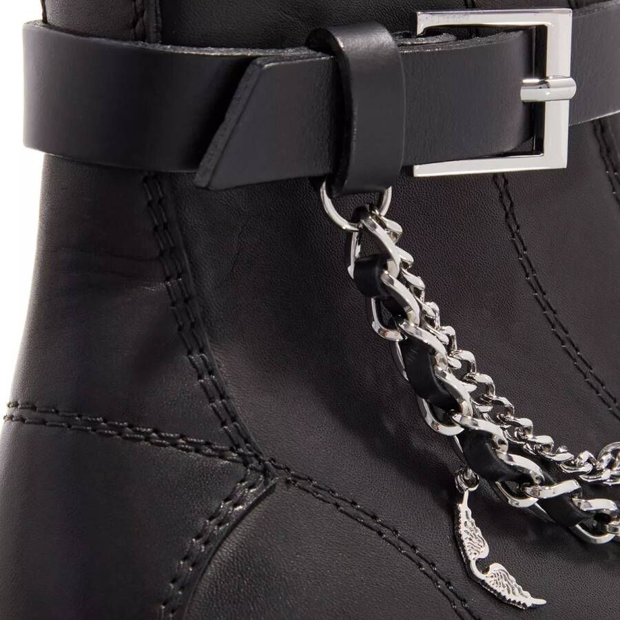 Zadig & Voltaire Boots & laarzen Laureen High Silk Lambskin in zwart