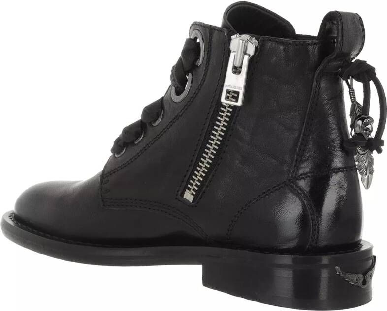 Zadig & Voltaire Laureen Roma Ankle Boots in Black Leather Zwart Dames - Foto 3