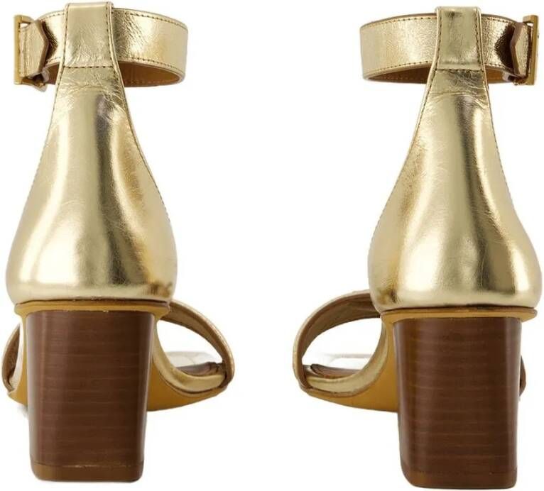 Zadig & Voltaire Sandalen Caprese Wings Sandals Leather Gold in goud
