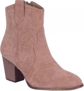 Fashionize Enkellaars Stiksel Taupe