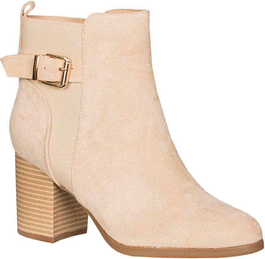 Fashionize Enkellaars Christel Beige