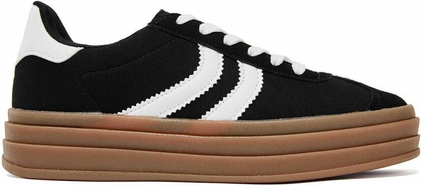 Fashionize Sneakers Gestreept Zwart
