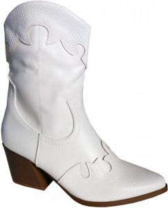 Fashionize Laarzen Cow Wit