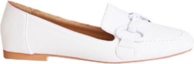 Fashionize Loafers Gesp Wit