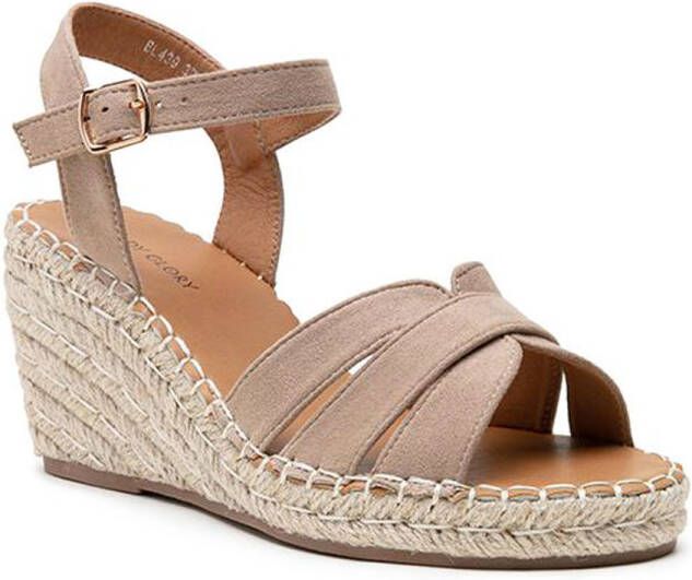 Fashionize Sandalen Wedge Taupe